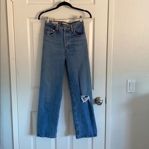 Levi’s rib cage straight jeans